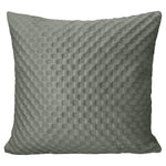 Intimates Heaton Velvet Embossed Grey Cushion Cover