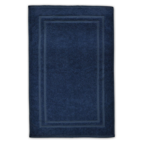 Velosso Hotel 750gsm Pure Cotton Navy Blue Bath Mat
