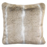 Velosso Husky Stripe Faux Fur Cushion Cover