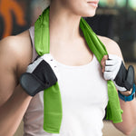 Velosso Lime Green Active Cooling Gym Towel