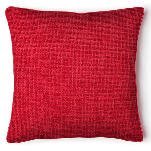 Intimates Iona Red Chenille Cushion Cover