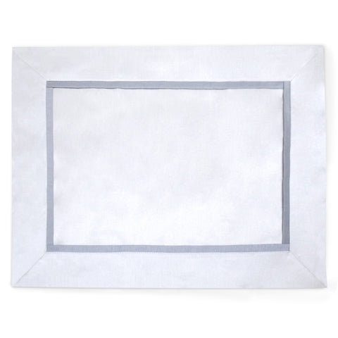 Kitchen Trends Kensington White Faux Silk Placemat
