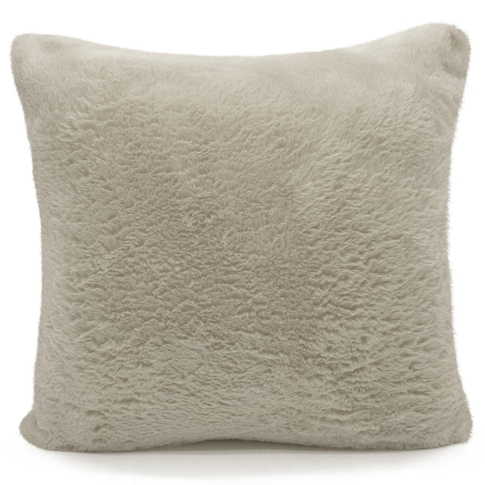 Velosso Kendrix Rabbit Faux Fur Beige Cushion Cover