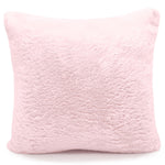 Velosso Kendrix Rabbit Faux Fur Pink Cushion Cover