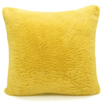 Velosso Kendrix Rabbit Faux Fur Ochre Cushion Cover
