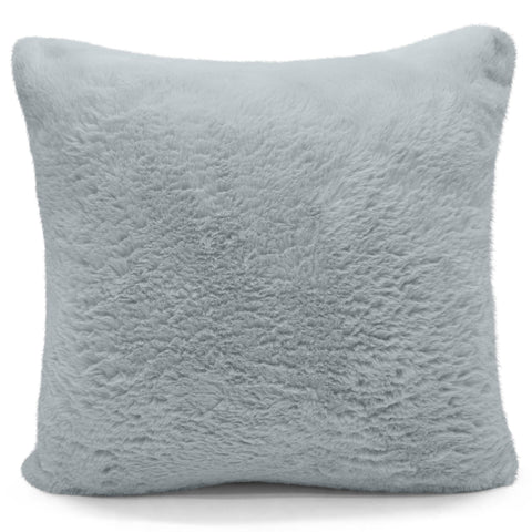 Velosso Kendrix Rabbit Faux Fur Silver Cushion Cover