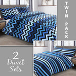 Velosso Kenzy Twin Pack Duvet Set