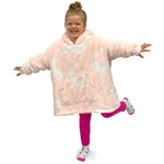 Velosso Kids Glow in the Dark Unicorns Oversized Hoodie