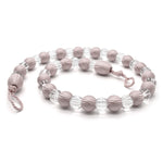 Velosso Krystal Blush Pink Beaded Curtain Tieback