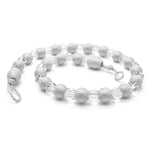 Velosso Krystal Silver Beaded Curtain Tieback