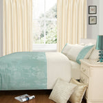 Intimates Lina Jacquard Teal Duvet Cover & Pillowcase Set
