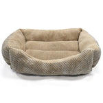 Pet Winks Luxury Soft Touch Cuddler Pet Bed Cream