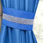 Velosso Manhattan Blue Diamante Tiebacks