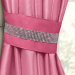 Velosso Manhattan Fuchsia Diamante Tiebacks