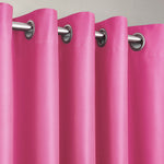 Velosso Manhattan Fuchsia Thermal Blackout Ready Made Eyelet Curtains