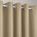 Velosso Manhattan Stone Thermal Blackout Ready Made Eyelet Curtains
