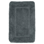 Velosso Mayfair Soft Touch Deep Pile Plain Charcoal Bath Mat Rug