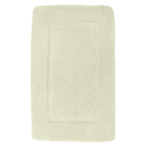 Velosso Mayfair Soft Touch Deep Pile Plain Cream Bath Mat Rug