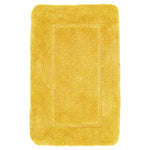 Velosso Mayfair Soft Touch Deep Pile Plain Ochre Bath Mat Rug