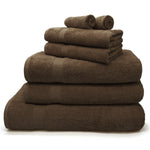 Velosso Mayfair Luxury 600gsm Egyptian Cotton Chocolate Brown Towels