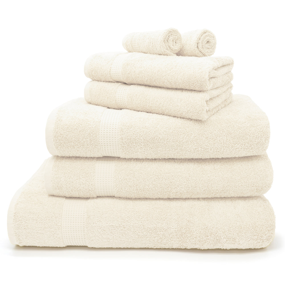 Velosso Mayfair Luxury Egyptian 600gsm Cream Cotton Towels