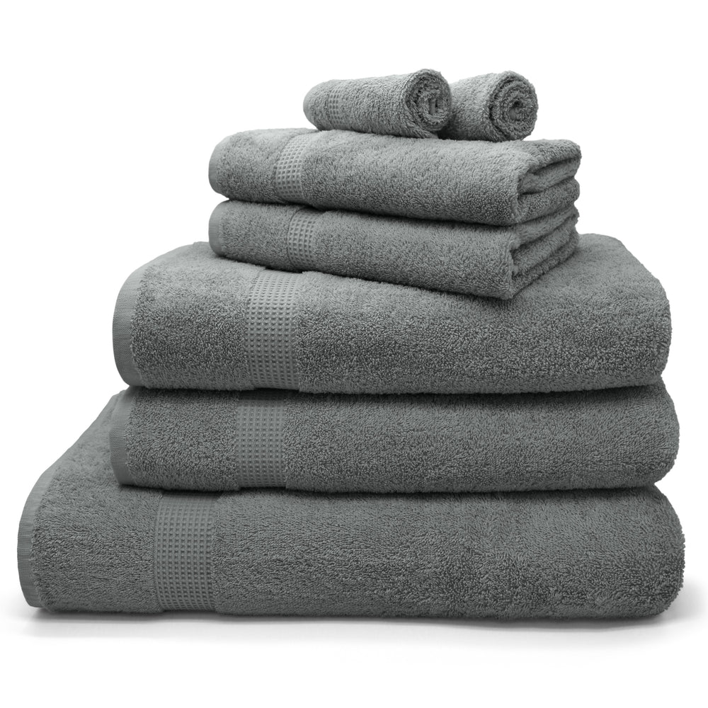 Velosso Mayfair Luxury Egyptian 600gsm Grey Cotton Towels