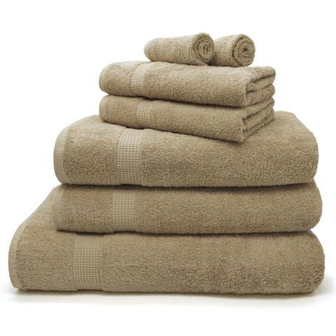 Velosso Mayfair Luxury Egyptian 600gsm Natural Cotton Towels