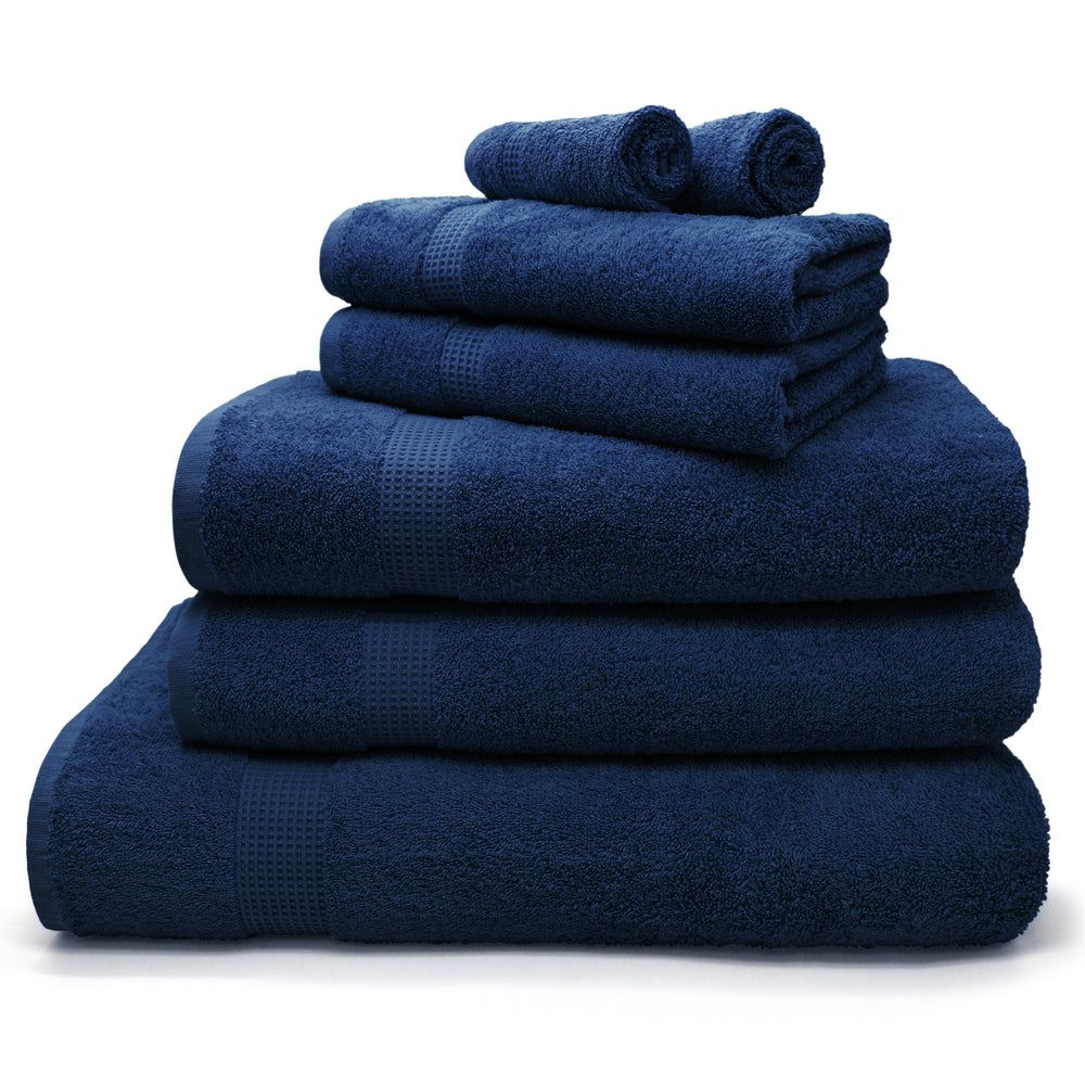 Velosso Mayfair Luxury Egyptian 600gsm Navy Cotton Towels