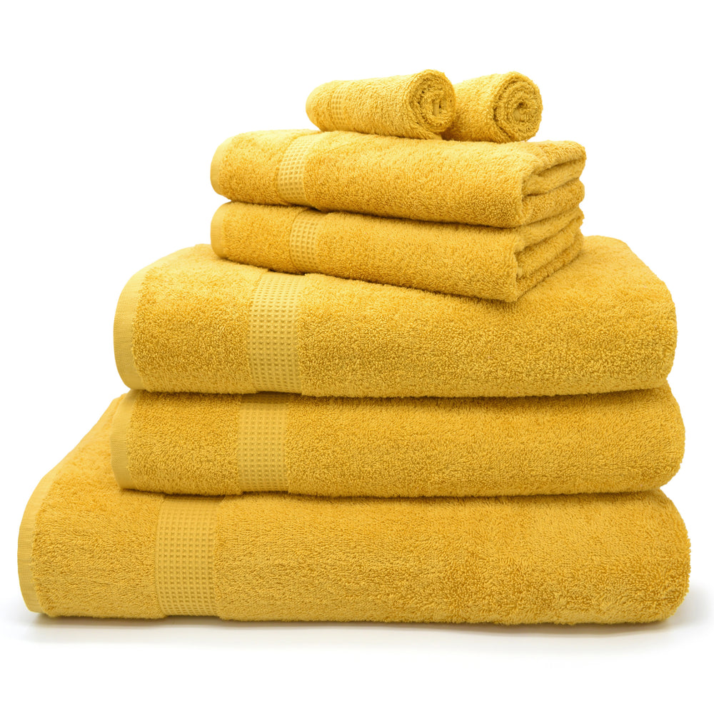 Velosso Mayfair Luxury Egyptian 600gsm Mustard Cotton Towels