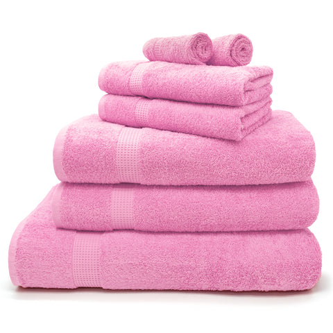 Velosso Luxury Egyptian Mayfair 600gsm Cotton Pink Towels