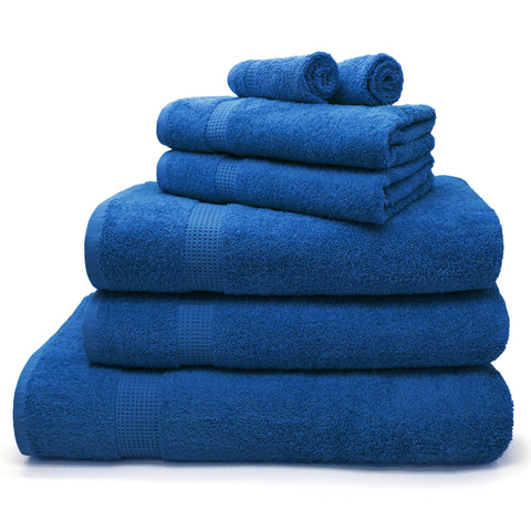 Velosso Mayfair Luxury Egyptian 600gsm Royal Blue Cotton Towels