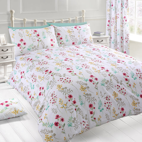 Velosso Meadow Floral Duvet Cover & Pillowcase Set