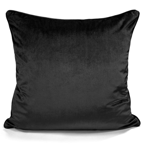 Intimates Milano Luxury Black Velvet Cushion Cover