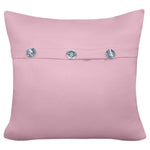 Velosso Diamante Button Pink Cushion Cover