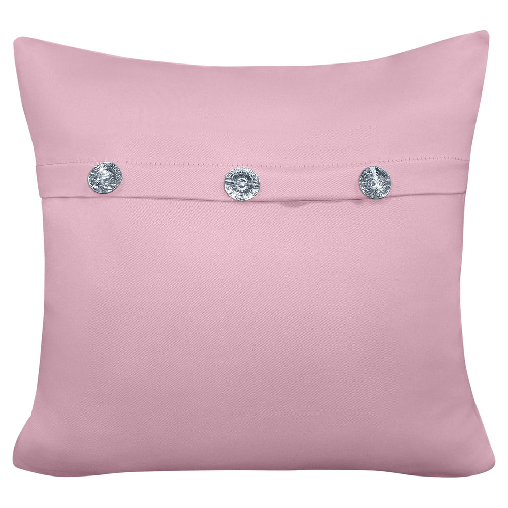 Velosso Diamante Button Pink Cushion Cover