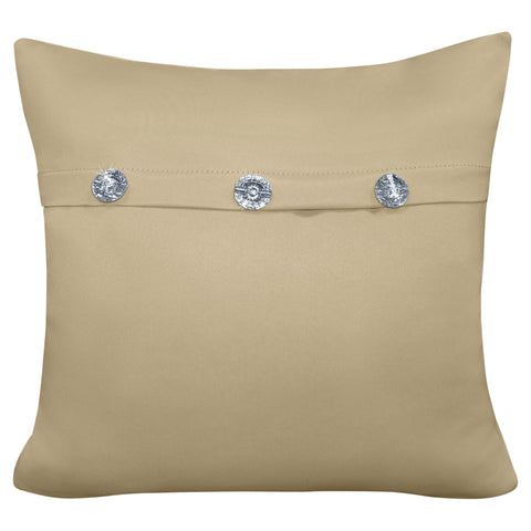 Velosso Diamante Button Stone Cushion Cover