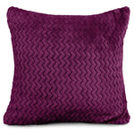 Velosso Moda Plush Aubergine Cushion Cover