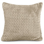 Velosso Moda Plush Latte Cushion Cover