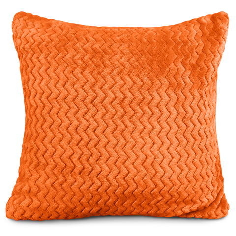 Velosso Moda Plush Orange Cushion Cover