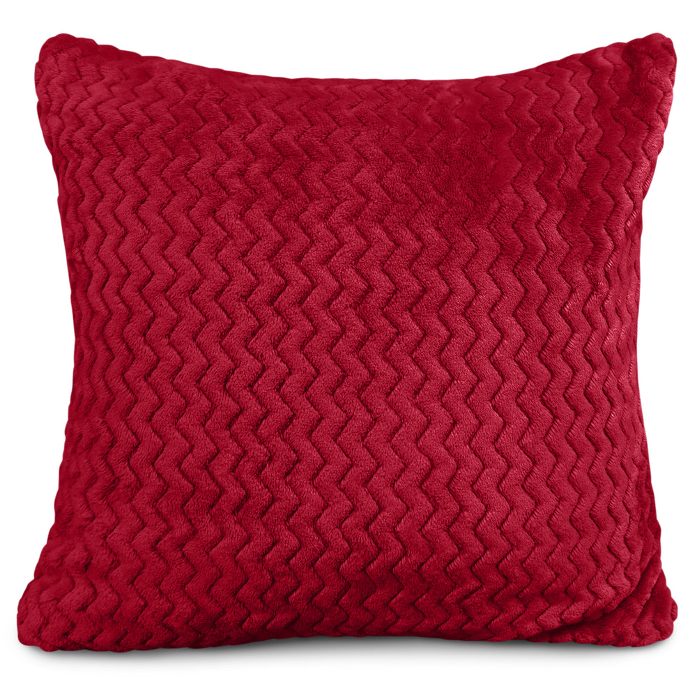 Velosso Moda Plush Red Cushion Cover