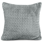 Velosso Moda Plush Silver Cushion Cover