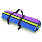 Velosso Multicoloured Stripe Picnic Blanket