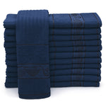 Kitchen Trends Cooks Jacquard Navy Blue Tea Towel