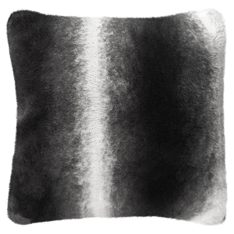 Velosso Nebraska Black Faux Fur Cushion Cover