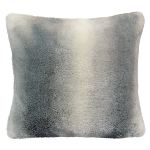 Velosso Nebraska Grey Faux Fur Cushion Cover