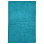 Velosso Luxury Shaggy Noodle Jade Bath Mat