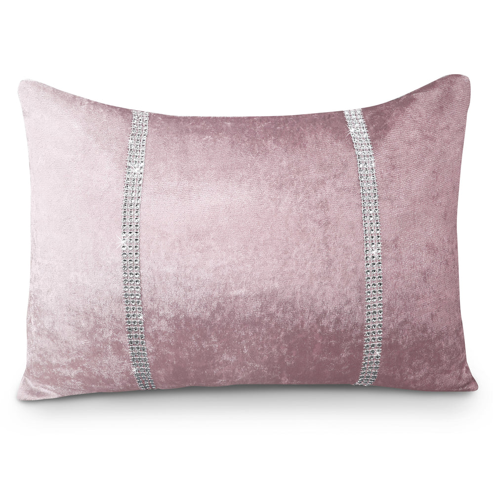 Intimates Ombre Pink Crushed Velvet Boudoir Cushion