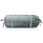 Intimates Luxury Grey Ombre Crushed Velvet Diamante Neckroll