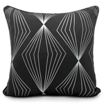 Velosso Onyx Black Cushion Cover