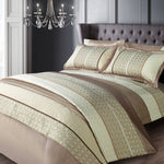 Sweet Dreams Jacquard Pandora Latte Bedspread Set